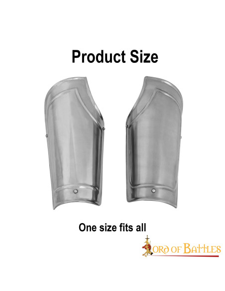Medieval fantasy steel bracers,...