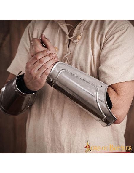 Medieval fantasy steel bracers,...