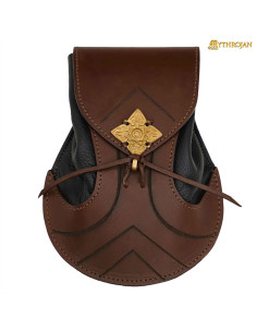 Elven leather bag Elven model (21.5 x 15.2 cm.)