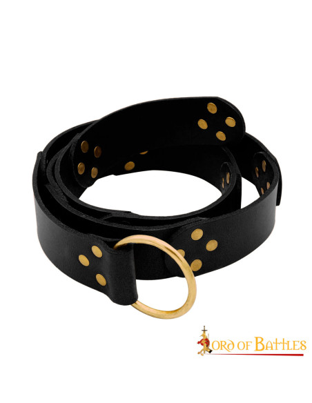 Traditional medieval belt, various...