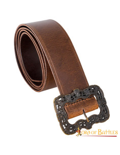 Captain Jack Sparrow leather belt - brown 2