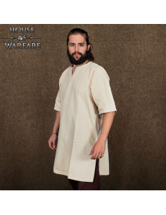 Men's classic Viking tunic in natural color 2