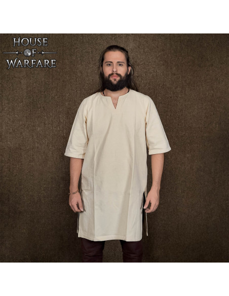 Men's classic Viking tunic in natural...