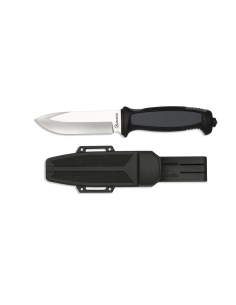 Albainox brand tactical knife black - gray (22.50 cm.)