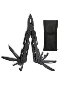 Albainox brand black multipurpose pliers, 10 uses (15.70 cm)