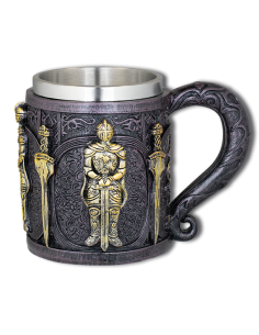 Black Templar model resin mug - gold
