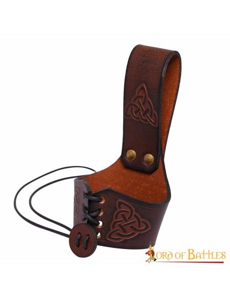 Handmade baldric for horns with...