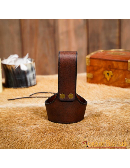 Handmade baldric for horns with...