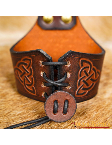 Handmade baldric for horns with...