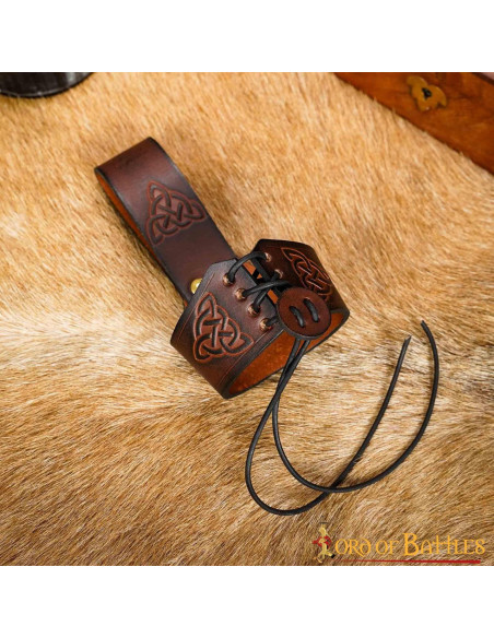 Handmade baldric for horns with...