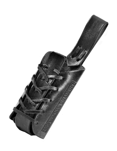 0.33 l beer bottle holder. in black