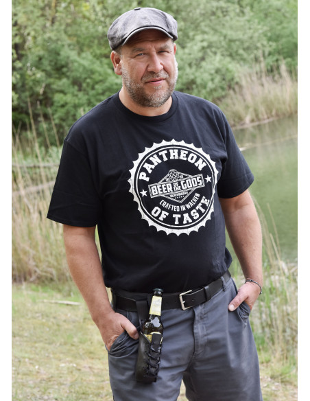 0.33 l beer bottle holder. in black