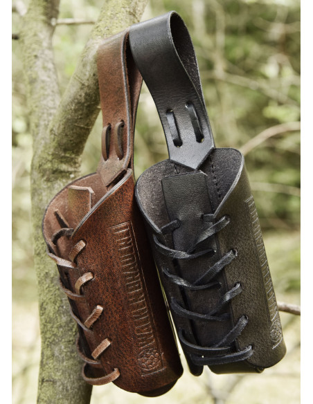 0.33 l beer bottle holder. in black