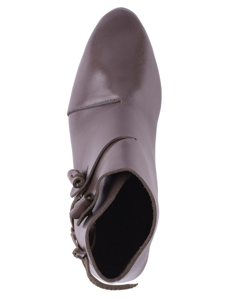 Jorvik medieval ankle boots, dark brown