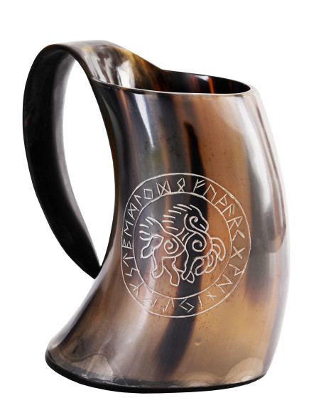 Viking Beer Mug Odin's Horse,...