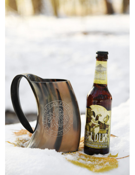 Viking Beer Mug Odin's Horse,...