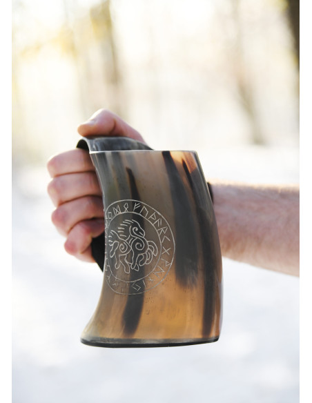 Viking Beer Mug Odin's Horse,...