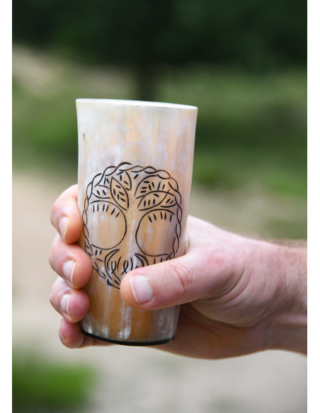 Viking Yggdrasil horn mug (150-250 ml.)