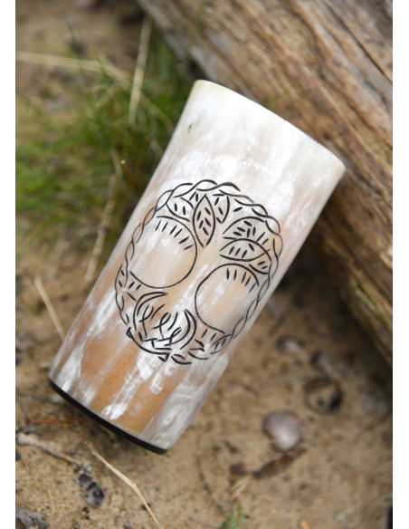 Viking Yggdrasil horn mug (150-250 ml.)