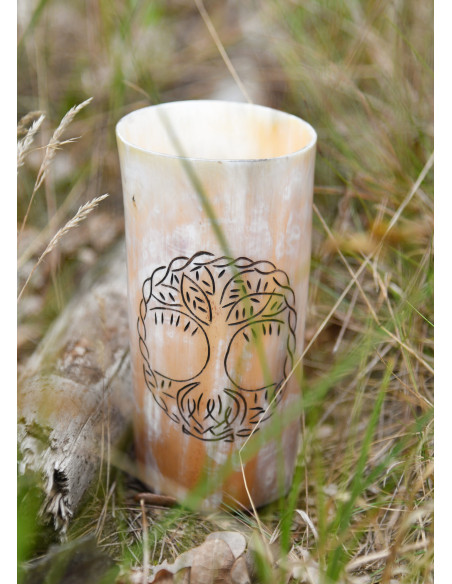 Viking Yggdrasil horn mug (150-250 ml.)