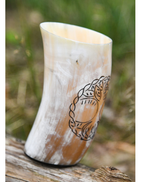 Viking Yggdrasil horn mug (150-250 ml.)