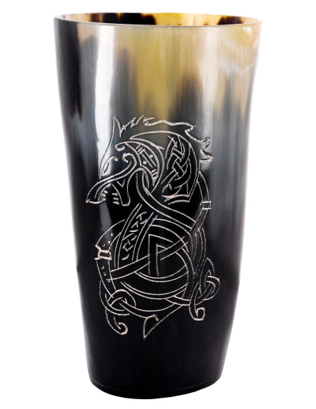 Viking wolf Fenrir glass in buffalo... Viking wolf Fenrir glass in buffalo...