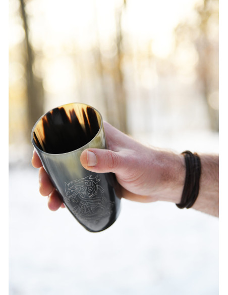 Viking wolf Fenrir glass in buffalo... Viking wolf Fenrir glass in buffalo...