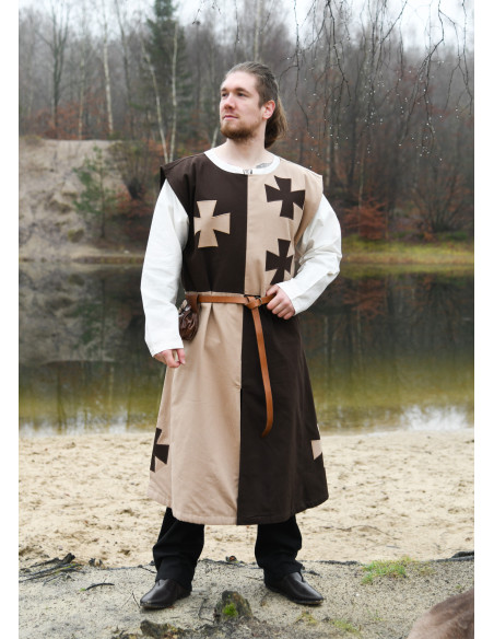 Medieval tabard with Templar crosses...