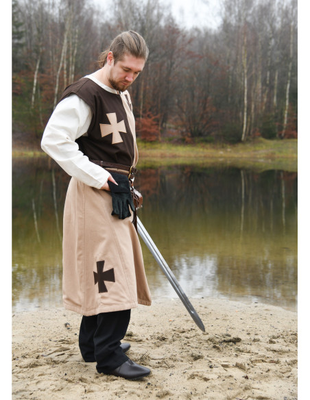 Medieval tabard with Templar crosses...