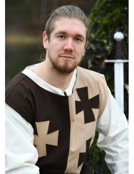 Medieval tabard with Templar crosses...