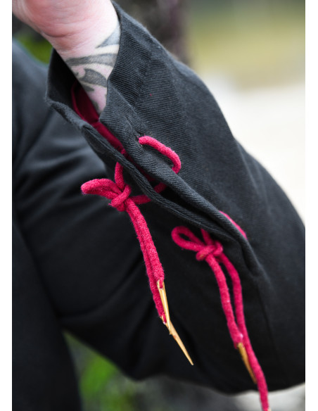 Black Bernhard medieval doublet with...