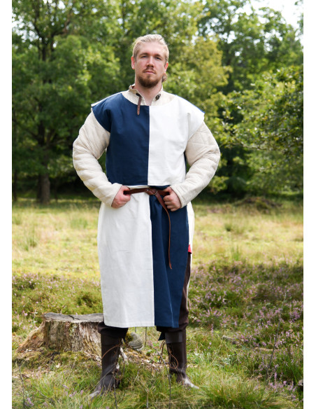 Medieval Eckhart two-tone blue-white...