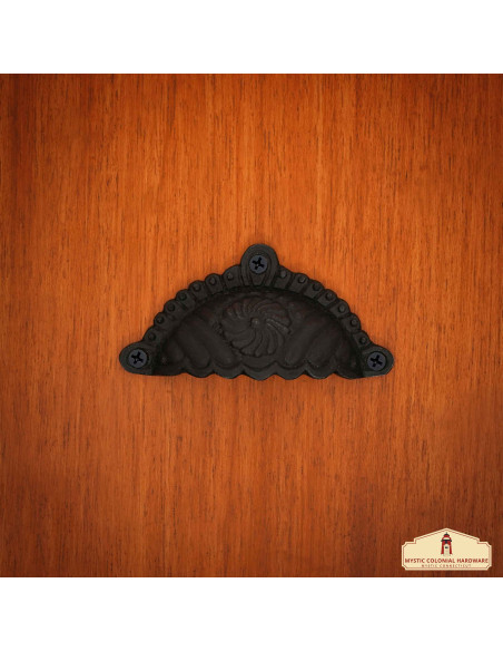 Set of 4 medieval drawer handles...