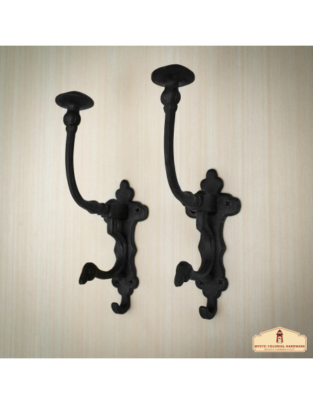 Set of 2 medieval rustic hangers...