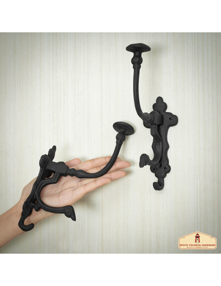 Set of 2 medieval rustic hangers...