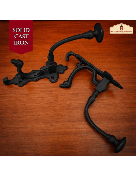 Set of 2 medieval rustic hangers...