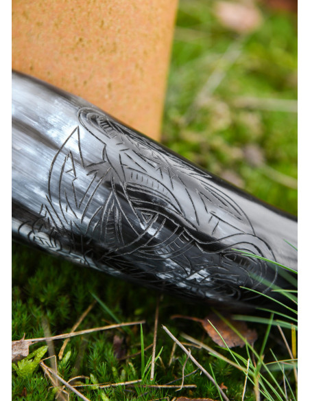 Viking horn Fenrir wolf to drink...