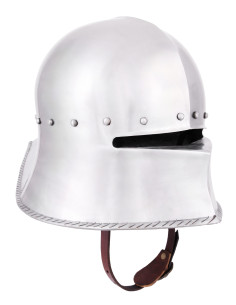 Functional medieval German Sallet helmet, year 1480