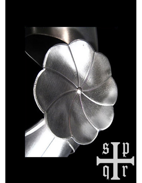 Gothic medieval steel arms, 16th century