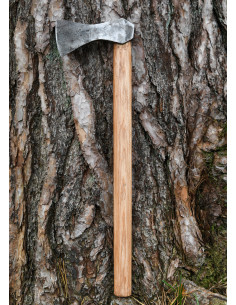 Viking ax in hand forged steel, type K (60 cm.) 2