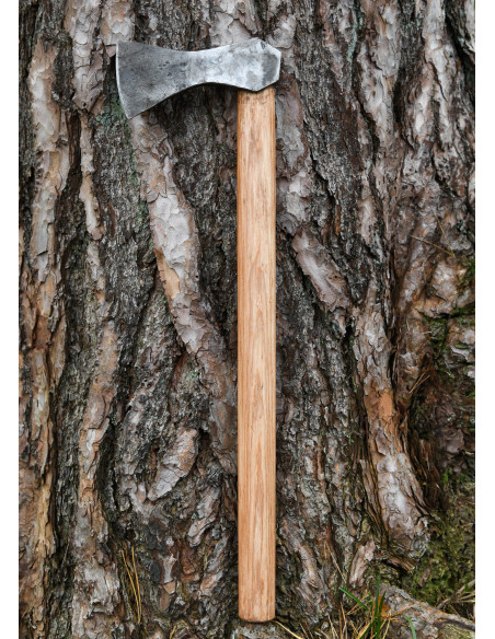 Viking ax in hand forged steel, type...