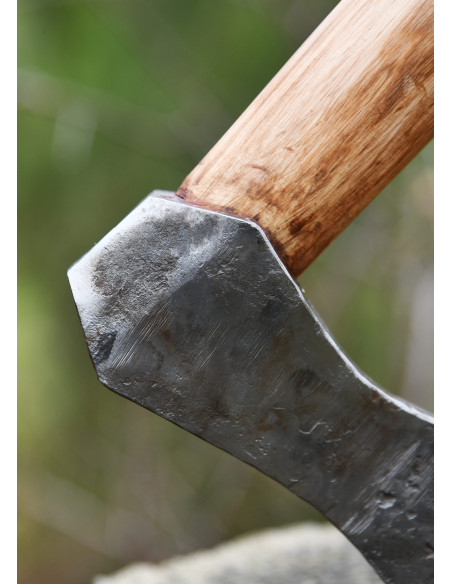 Viking ax in hand forged steel, type...