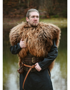 Brown Berserker skin for warriors (130x60 cm.) 2