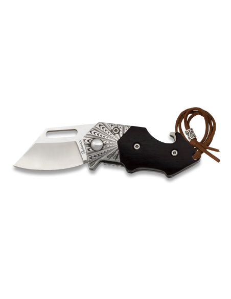 Albainox mini pocket knife, wooden...