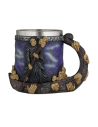 Medieval ornamental mug of Death
