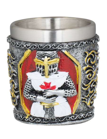 Knight Templar shot glass (6 cm.)