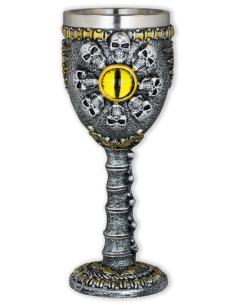 Ornamental cup with skulls of death (19 cm.)