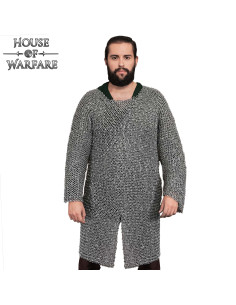 Chain mail aluminum riveted ring Hauberk model