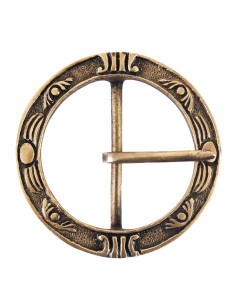 Round medieval belt buckle (9.5 cm.)