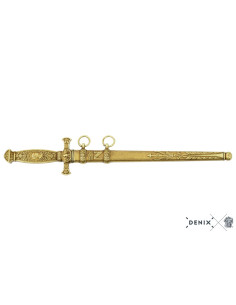 Decorative Napoleon dagger with sheath, France 1809